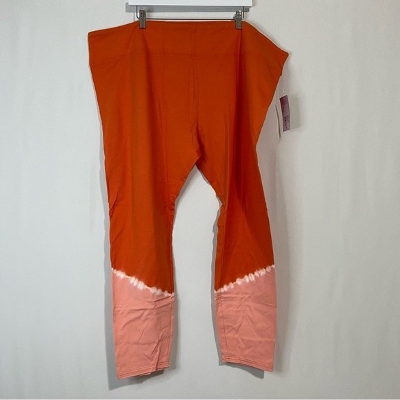 Wild Fable Women’s Casual Tie Dye Leggings Orange Size 4X NWT - Picture 1 of 6